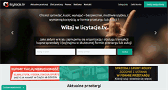 Desktop Screenshot of licytacje.tv